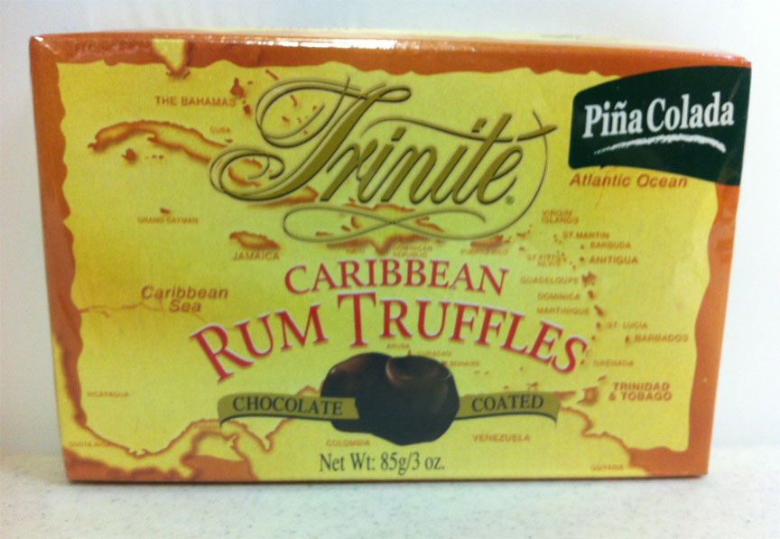 Trinite Pina Colada Caribbean Rum Truffles